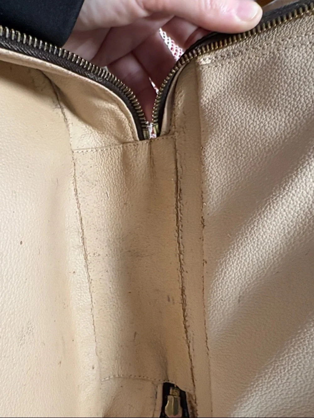 Louis Vuitton Monogram Canvas Toiletry Pouch in Brown and Tan - Picture 4 of 16